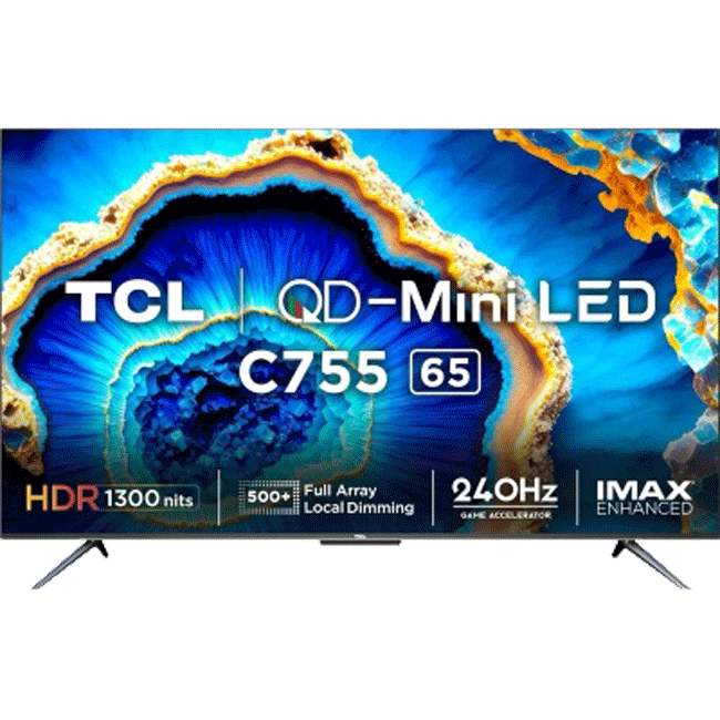 TCL C755 65 inch Ultra HD 4K Smart Mini LED TV (65C755)