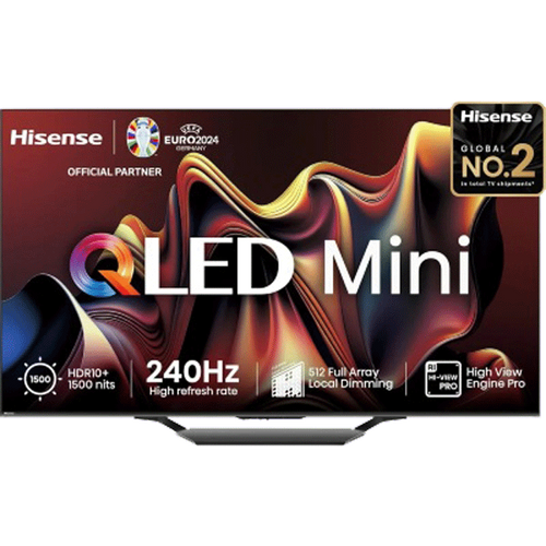 Hisense U7N 65 inch Ultra HD 4K Smart Mini LED TV (65U7N)