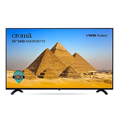 Croma 139 cm (55 inch) 4K Ultra HD LED Android TV with Google Assistant